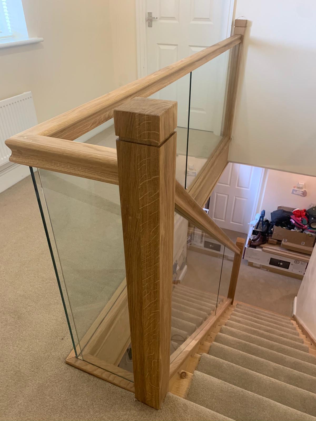 Staircase handrails