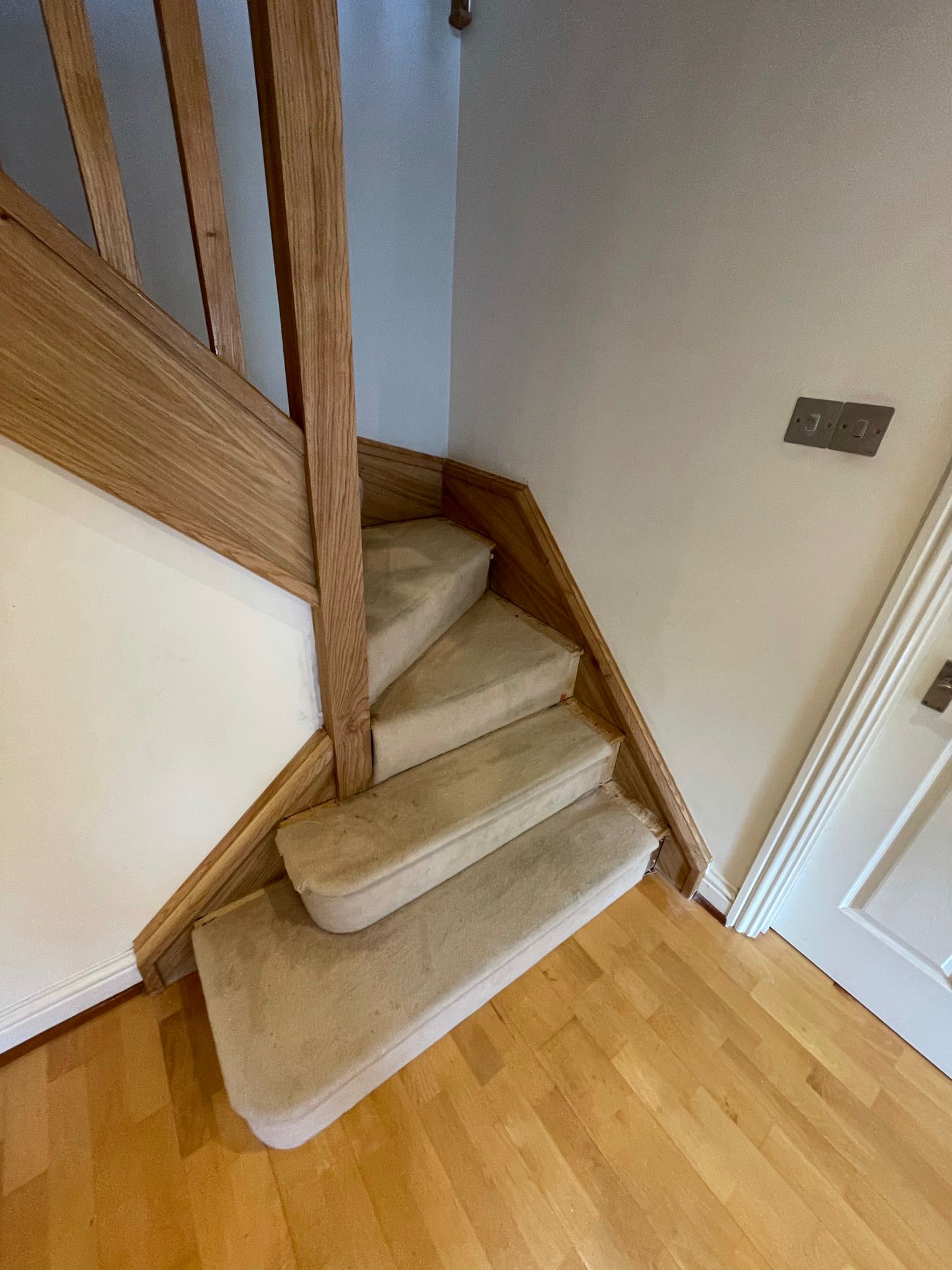 Staircase handrails