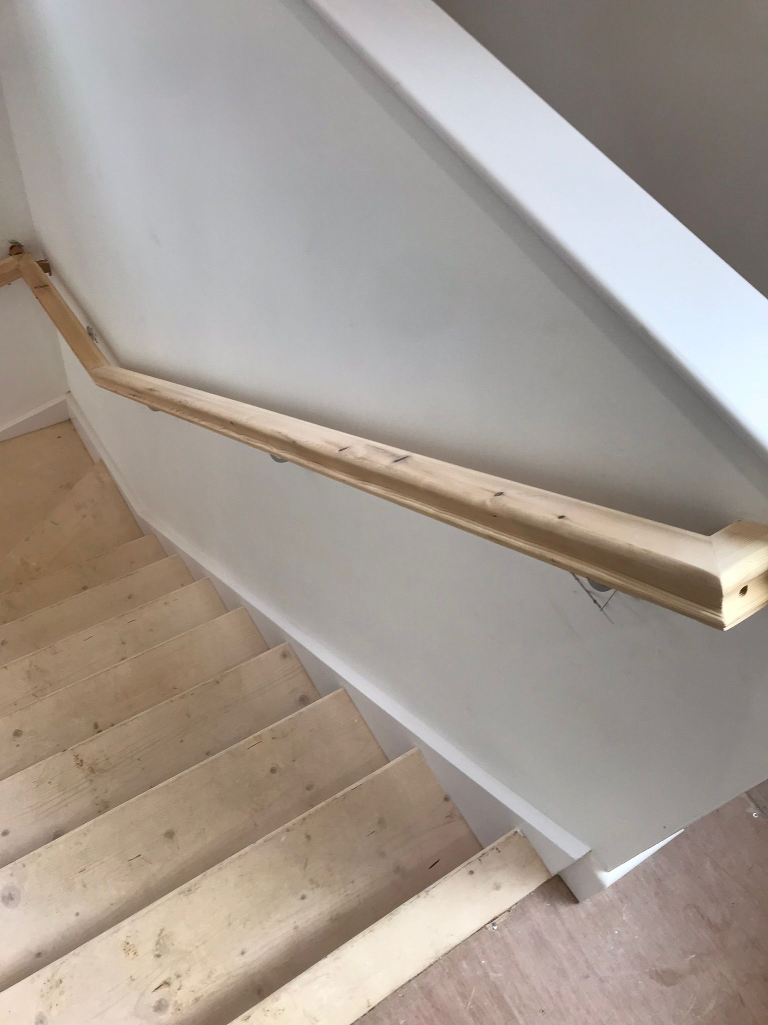 Staircase handrails