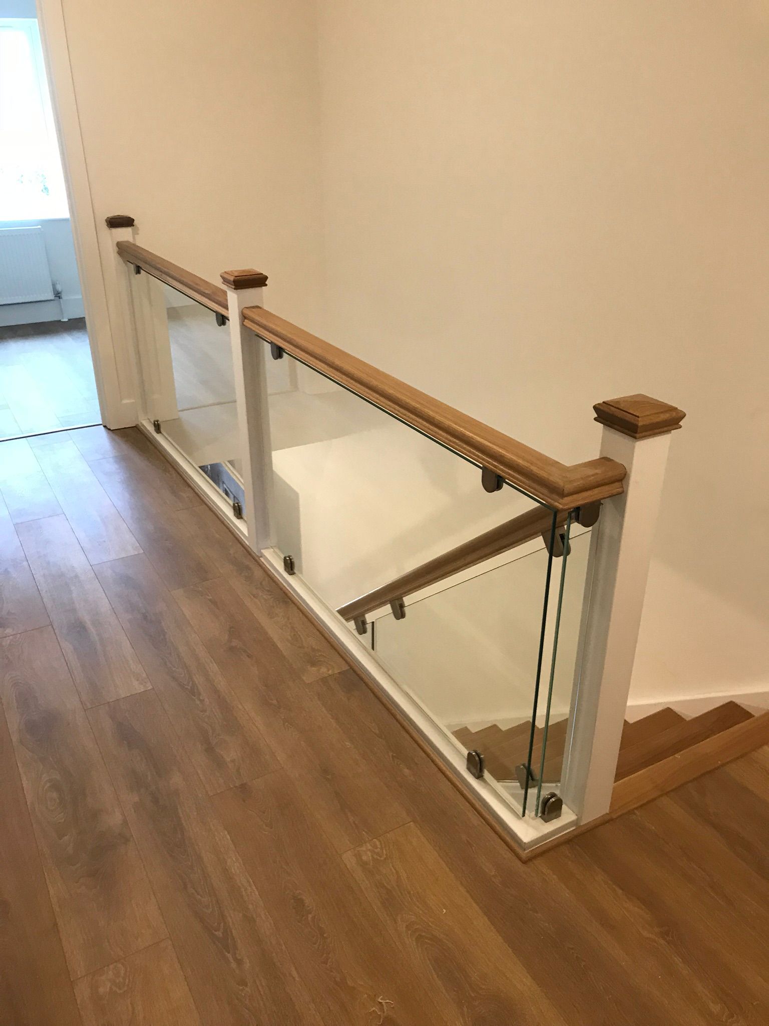 Staircase handrails