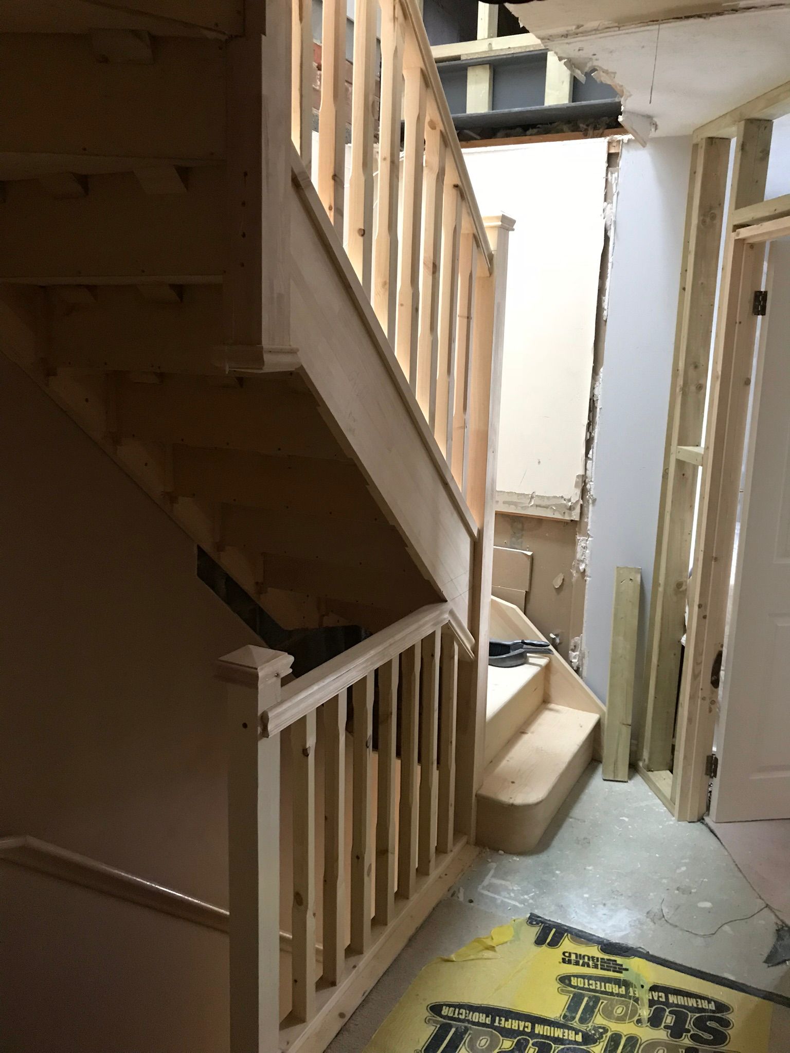 Staircase treads and risers